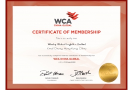 WCA CERTIFICATE OF MEMBERSHIP